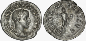 Gordian III (238-244). AR Denarius. Rome. 1st officina. 8th-11th emissions, 240-243.