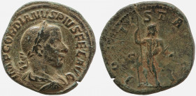 Gordian III AD 238-244. Rome AE.Sestertius.
