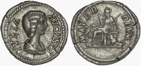 Julia Domna, Augusta, 193-217. AR Denarius ,Rome, 196-211.