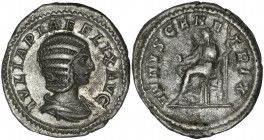 Julia Domna, Antoninianus AD 193-217. AR Denarius.Rome, under Caracalla, 216.