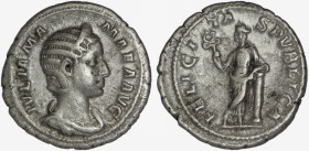 Julia Mamaea (Augusta, 222-235). AR Denarius. Rome.