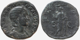 Julia Mamaea (mother of S. Alexander) AE Sestertius. Rome, AD 222-235.