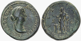 Lucilla (wife of L. Verus) AE. Sestertius. Rome, AD 164-169.