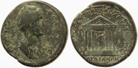 LYDIA, Sardes. AE. Faustina Senior, wife of Antoninus Pius. Augusta 138-141 AD.