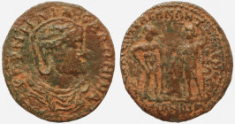 LYDIA. Bagis. AE. Salonina , Augusta, 254-268. AE. Hexassarion (?) , Homonoia issue with Temenothyrai.