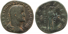 Maximinus I. AE Sestertius. Rome, AD 236-238.