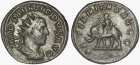Philip I 244-249, AR Antoninianus. Rome, AD 247-249.