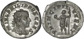 Philip II, as Caesar, 244-247. AR Antoninianus, Rome, 246.