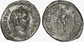 Septimius Severus AR Denarius. Rome, AD 209.