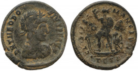 Theodosius I, 379-395. AE Thessalonika.