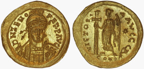 Zeno, second reign, 476-491. AV Solidus, Constantinople.