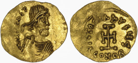 Heraclius, 610-641. AV Tremissis , Constantinople.