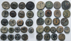 A lot of Twenty-one(21) bronze coins. Sold as is, no returns. Totally 138.10 gr.