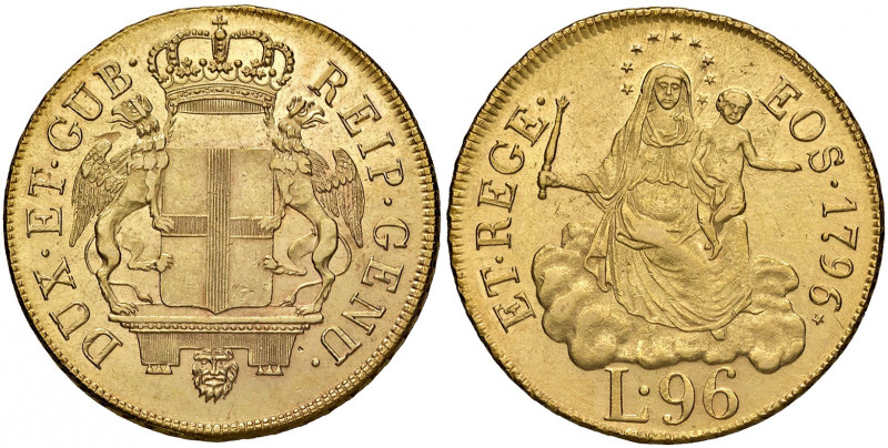 Genova. Dogi biennali (1528-1797). Serie della III fase: 1637-1797. Da 96 lire 1...