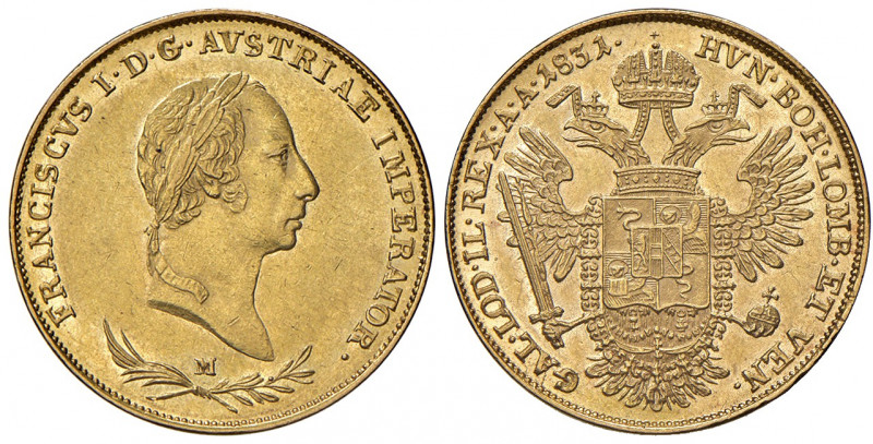 Milano. Francesco I d’Asburgo-Lorena (1815-1835). Sovrana 1831 AV. Pagani 104. C...