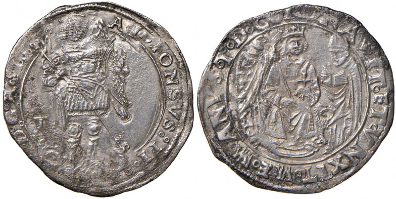 Napoli. Alfonso II d’Aragona (1494-1495). Coronato (sigla T; Gian Carlo Tramonta...