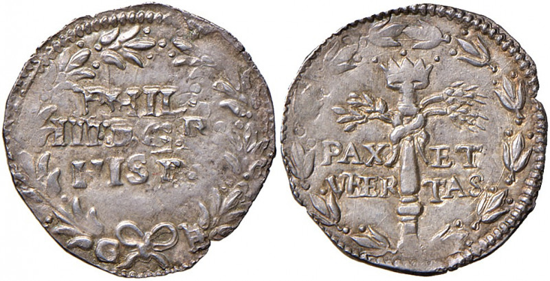 Napoli. Filippo III re di Spagna (1598-1621). Da 3 cinquine (sigle G-IAF) AG gr....