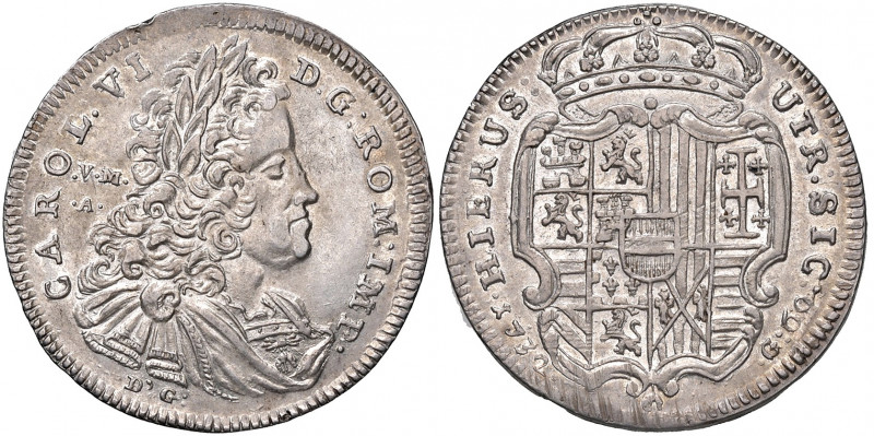 Napoli. Carlo VI (già III) d’Asburgo (1707-1734). II periodo: imperatore del S.R...