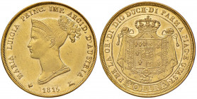Parma. Maria Luigia d’Austria (1815-1847). Da 40 lire 1815 (Milano) AV. Pagani 1. q.SPL/SPL