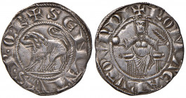 Roma. Senato romano (1184-1439). Monete anonime (1255-1270). Grosso AG gr. 3,30. Muntoni 50. Berman 110. MIR 114. q.SPL