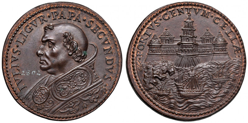 Roma. Giulio II (1503-1513). Medaglia di restituzione AE gr. 25,43 diam. 33,4 mm...
