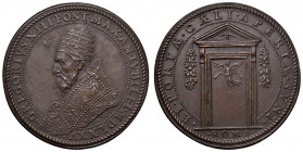 Roma. Gregorio XIII (1572-1585). Medaglia anno santo 1575 AE gr. 12,15 diam. 29,5 mm. Opus Lorenzo Fragni. Per l’apertura della Porta Santa. CNORP 713...