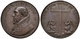 Roma. Innocenzo X (1644-1655). Medaglia anno I (1644) AE gr. 12,72 diam. 30,2 mm. Opus Giovanni Cormano (Johannes Kormann). Per l’elezione al pontific...