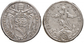 Roma. Alessandro VIII (1689-1691). Testone AG gr. 9,06. Muntoni 19. Berman 2178. MIR 2087/3. Raro. Buon BB