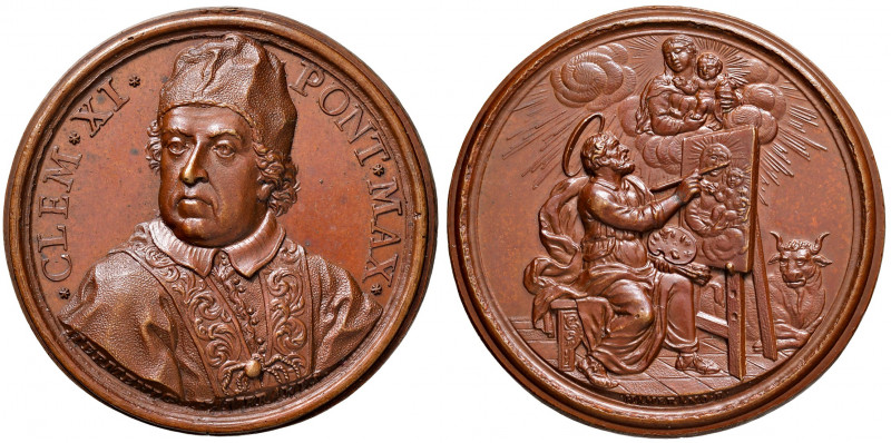 Roma. Clemente XI (1700-1721). Medaglia (1705) AE gr. 37,97 diam. 44,7 mm. Opus ...