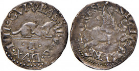 Urbino. Guidobaldo II della Rovere (1538-1574). Armellino AG gr. 1,08. CNI 136. Cavicchi 123. Migliore di BB