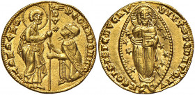 Venezia. Pietro Gradenigo (1289-1311). Ducato AV gr. 3,55. Paolucci 1. Raro. Fondi brillanti e migliore di SPL