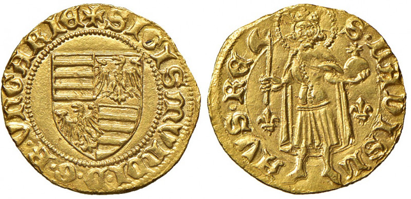 Ungheria. Sigismondo di Lussemburgo re (1387-1437). Fiorino (Kassa; conti di cam...