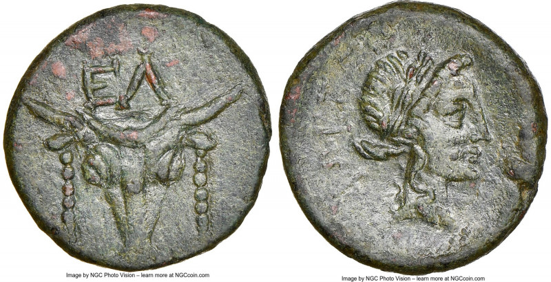 PHOCIS. Elateia. Ca. 2nd century BC. AE (17mm, 4.52 gm, 5h). NGC AU. Federal Coi...