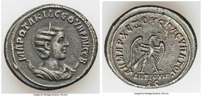 SYRIA. Antioch. Otacilia Severa (AD 244-249). BI tetradrachm (28mm, 13.44 gm, 1h...
