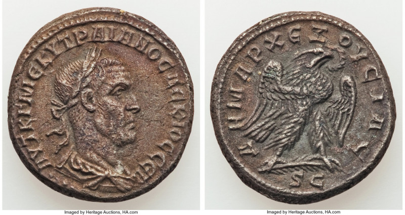 SYRIA. Antioch. Trajan Decius (AD 249-251). BI tetradrachm (26mm, 13.98 gm, 12h)...