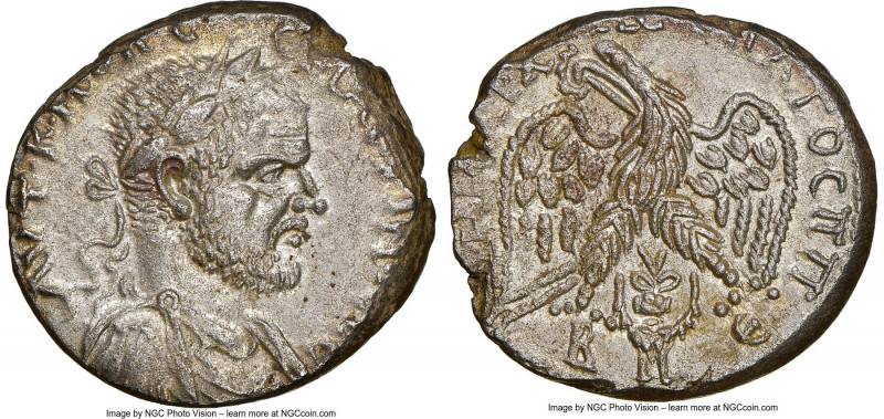 CYRRHESTICA. Beroea. Macrinus (AD 217-218). BI tetradrachm (25mm, 15.07 gm, 1h)....