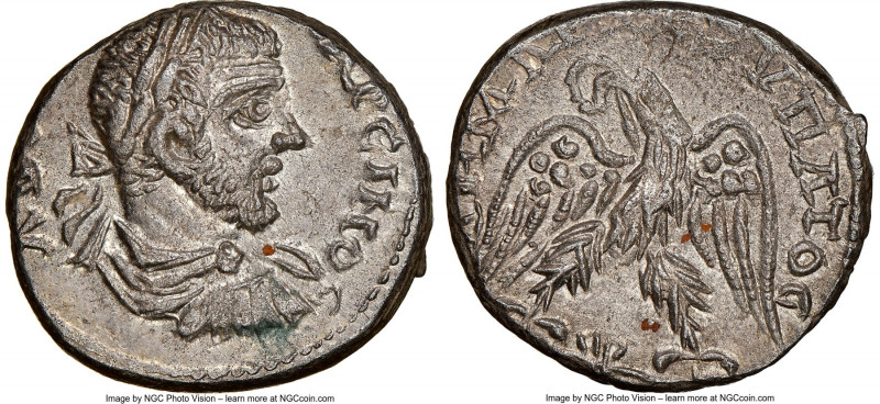 CYRRHESTICA. Cyrrhus. Macrinus (AD 217-218). BI tetradrachm (24mm, 13.01 gm, 6h)...
