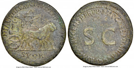 Julia Titi (ca. AD 79-90/1). AE sestertius (34mm, 25.80 gm, 5h). NGC VF 5/5 - 2/5. Commemorative issue, Rome, AD 90-91. DIAE IVLIAE AVG DIVI TITI F, d...