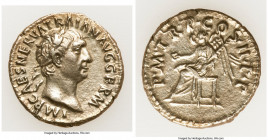 Trajan (AD 98-117). AR denarius (19mm, 3.19 gm, 6h). Choice VF. Rome, AD 98-99. IMP CAES NERVA TRAIAN AVG GERM, laureate head of Trajan right / P•M•TR...