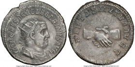 Balbinus (April-July AD 238). AR antoninianus (21mm, 4.41 gm, 1h). NGC Choice XF 5/5 - 4/5, Fine Style. Rome. IMP CAES D CAEL BALBINVS AVG, radiate, d...