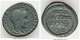 Gordian III (AD 238-244). AE sestertius (29mm, 18.36 gm, 12h). Fine. Rome, AD 238-239. IMP CAES M ANT GORDIANVS AVG, laureate, draped, and cuirassed b...