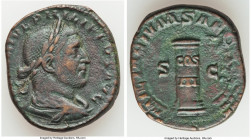Philip I (AD 244-249). AE sestertius (29mm, 17.41 gm, 1h). About VF, die shift. Rome, AD 248. IMP M IVL PHILIPPVS AVG, laureate, draped, and cuirassed...