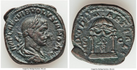Volusian, as Augustus (AD 251-253). AE sestertius (31mm, 19.40 gm, 6h). VF, die shift. Rome. IMP CAE C VIB VOLVSIANO AVG, laureate, draped, and cuiras...