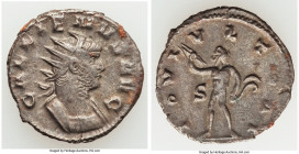 Gallienus, Sole Reign (AD 253-268). BI antoninianus (20mm, 2.87 gm, 6h). About VF. Rome, 6th officina, AD 260-261. GALLIENVS AVG, radiate, cuirassed b...