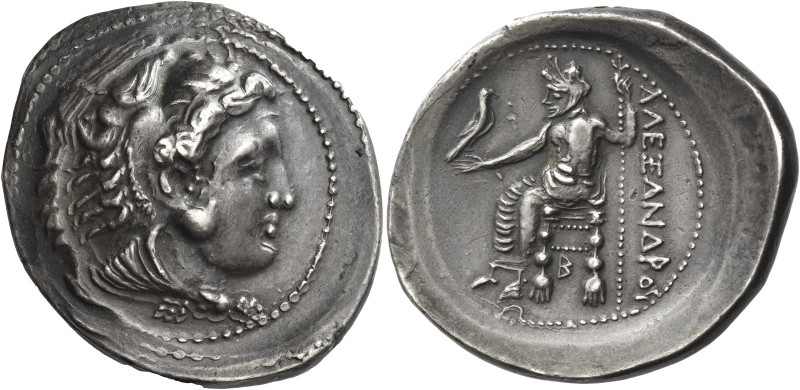 Celtic Coins. Danubian Celts. 
Tetradrachm, imitation of Alexander III of Maced...