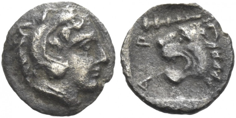Greek Coins. Archelaos, 413 – 400/399. 
Obol circa 413-399, AR 0.28 g. Head of ...