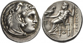 Greek Coins. Alexander III, 336 – 323 and posthumous issues. 
Drachm, Sardis circa 323-319, AR 4.34 g. Head of Heracles r., wearing lion’s skin headd...