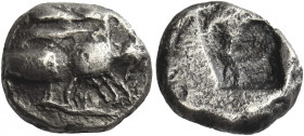 Greek Coins. Uncertain Thraco-Macedonian Tribes. 
Tetrobol before 485, AR 3.11g. Wasp crawling r. Rev. Rough incuse punch. SNG ANS 991. IGCH VIII, p....