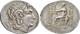 Greek Coins. Lysimachus, 323 – 281 and posthumous issues. 
Tetradrachm, Byzantium circa 120-10, AR 16.80 g. Diademed head of the deified Alexander II...