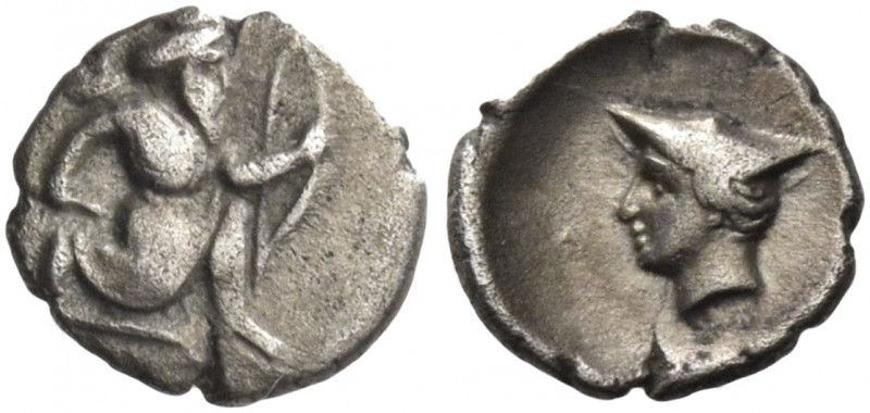 Greek Coins. Uncertain mints in Cilicia. 
Tetartemorion, 4th century BC, AR 0.1...